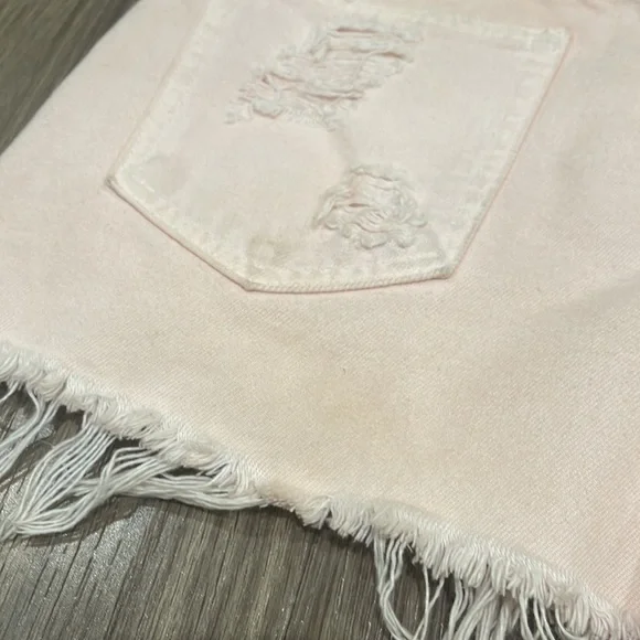 Denim x Alexander Wang Shorts - Light Pink